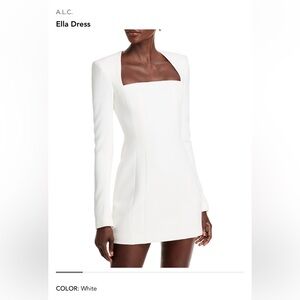 Beautiful white long sleeve dress! A. L. C size 10